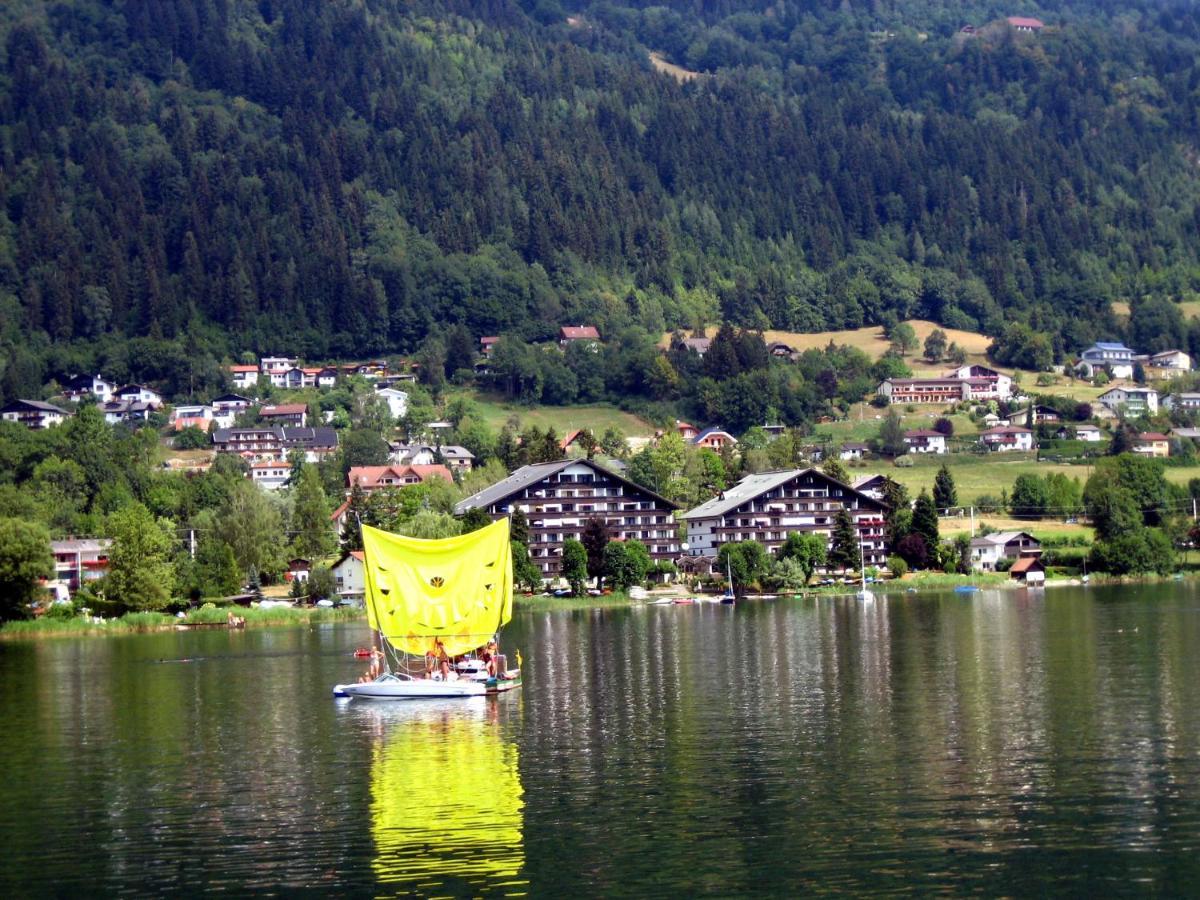 Maren Seeblick Appartement Haus Haensel&Gretel Direkt Am Ossiacher See Mit Hallenbad Stiegl Buitenkant foto